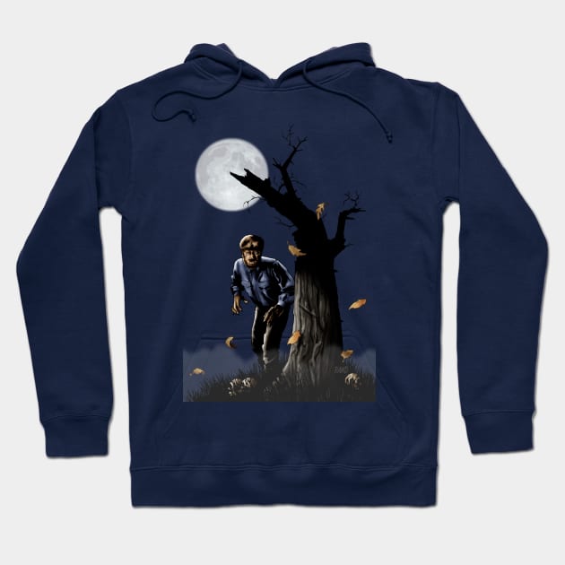 Beware the moon Hoodie by Rawddesign